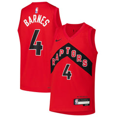 Scottie Barnes Toronto Raptors Youth Swingman Jersey Icon Edition Red - NBA