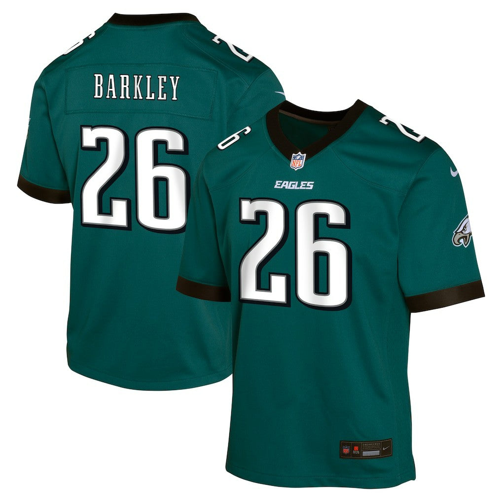 Saquon Barkley Philadelphia Eagles Youth Game Jersey Green | Nike for Sale