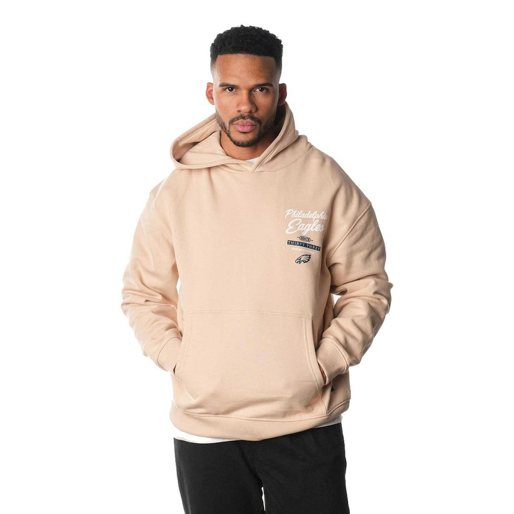 Philadelphia Eagles The Wild Collective Unisex Fleece Pullover Hoodie Cream | NFL