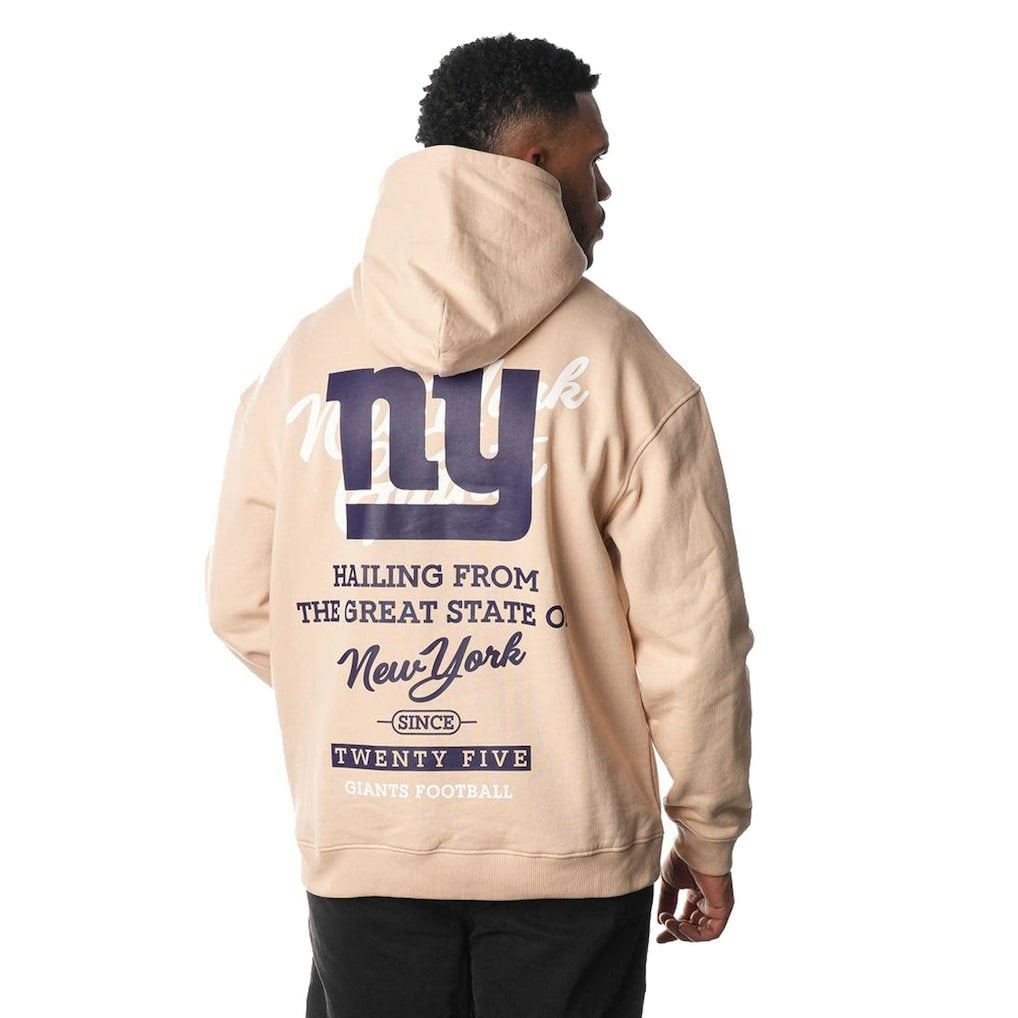 New York Giants The Wild Collective Unisex Fleece Pullover Hoodie Cream | NFL