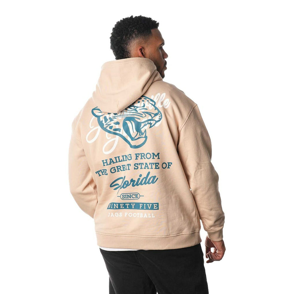 Jacksonville Jaguars The Wild Collective Unisex Fleece Pullover Hoodie Cream | NFL