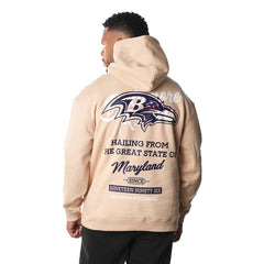 Baltimore Ravens The Wild Collective Unisex Fleece Pullover Hoodie Cream | NFL