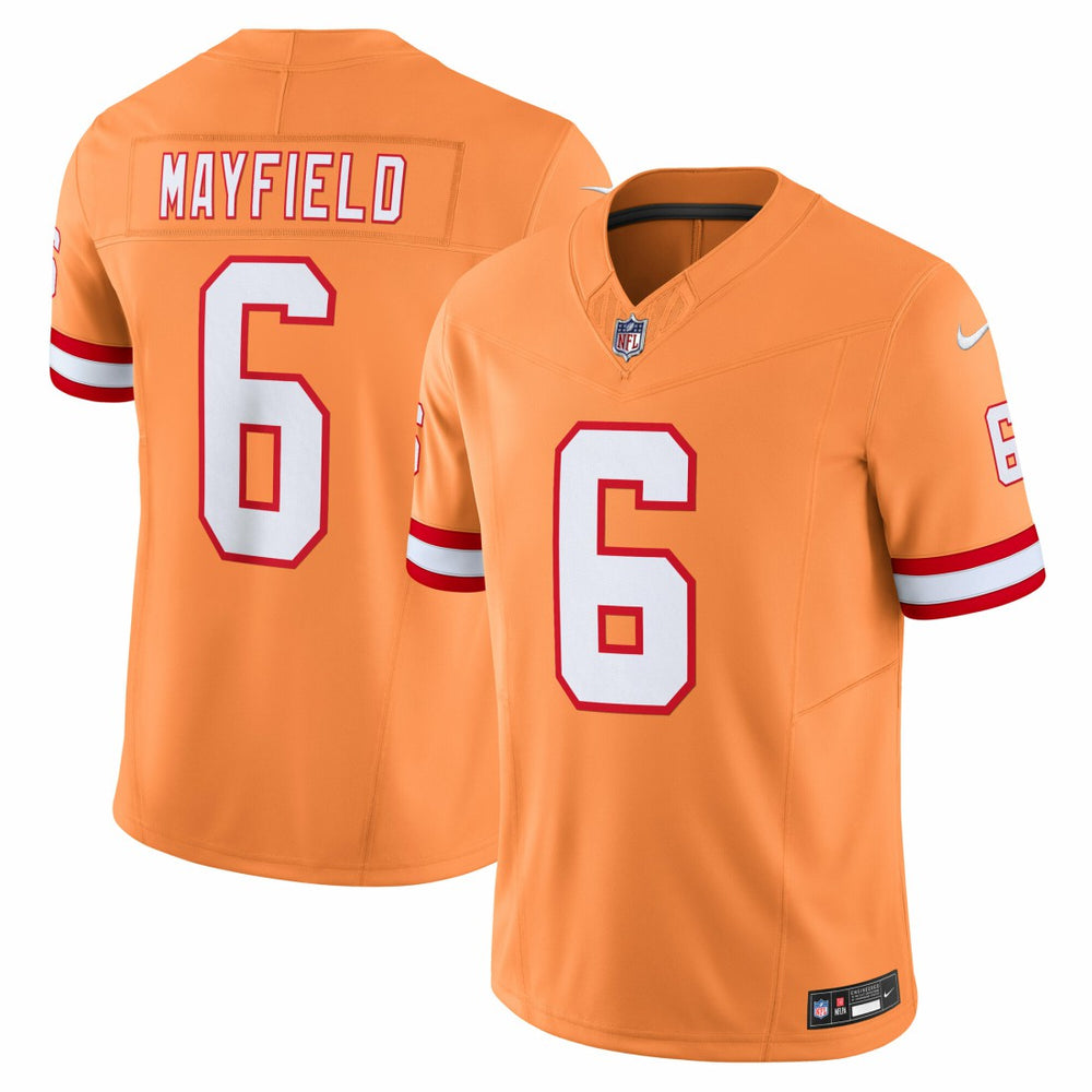 Baker Mayfield Tampa Bay Buccaneers 2nd Alternate Vapor F.U.S.E. Limited Jersey Orange | Nike for Sale
