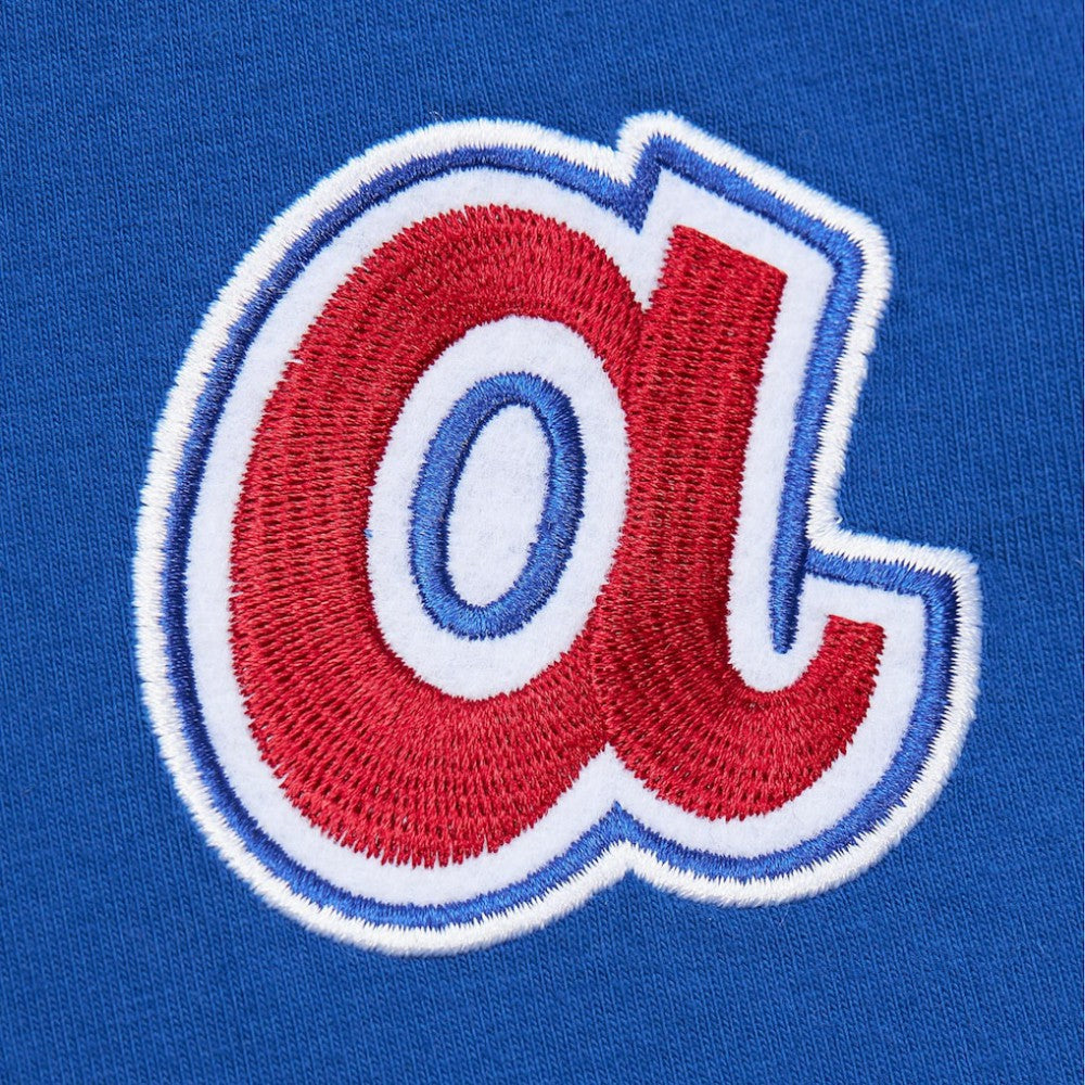 Hank Aaron Atlanta Braves Mitchell & Ness Cooperstown Collection Heavyweight Premium Player Vintage Logo T-Shirt - MLB