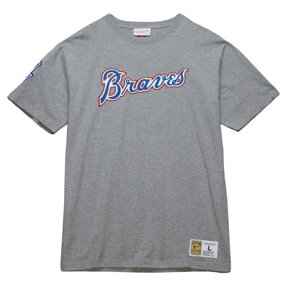 Hank Aaron Atlanta Braves Mitchell & Ness Cooperstown Collection Legends T-Shirt - MLB