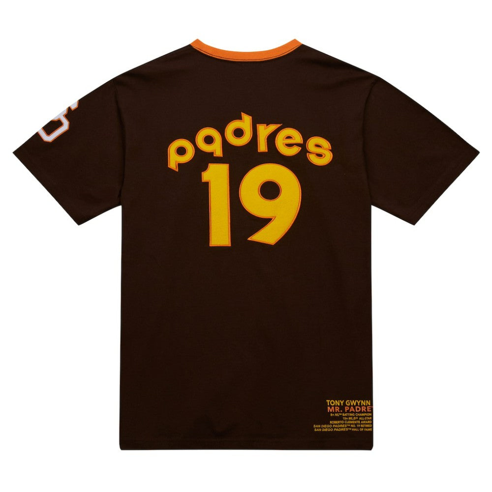 San Diego Padres Mitchell & Ness Cooperstown Collection Player Legends Ringer T-Shirt - MLB