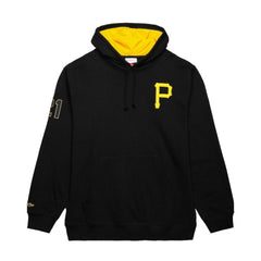 Roberto Clemente Pittsburgh Pirates Mitchell & Ness Vintage Logo Name & Number Pullover Hoodie - MLB