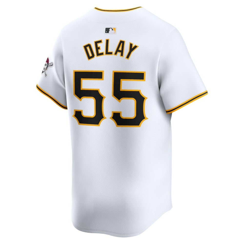 Jason Delay Pittsburgh Pirates Nike Home Limited Player Jersey - MLB