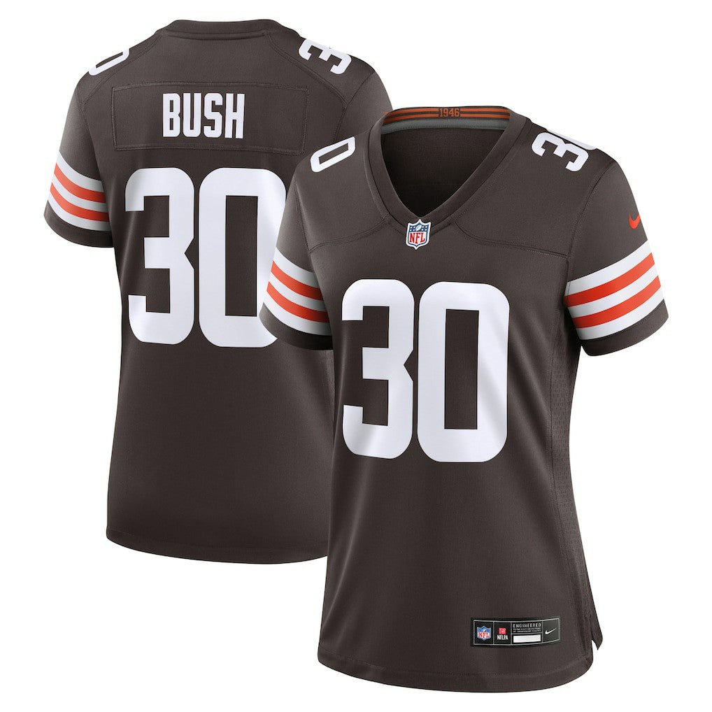 Devin Bush Cleveland Browns Women's Game Jersey Brown | Nike for Sale