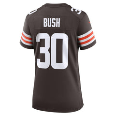 Devin Bush Cleveland Browns Women's Game Jersey Brown | Nike for Sale