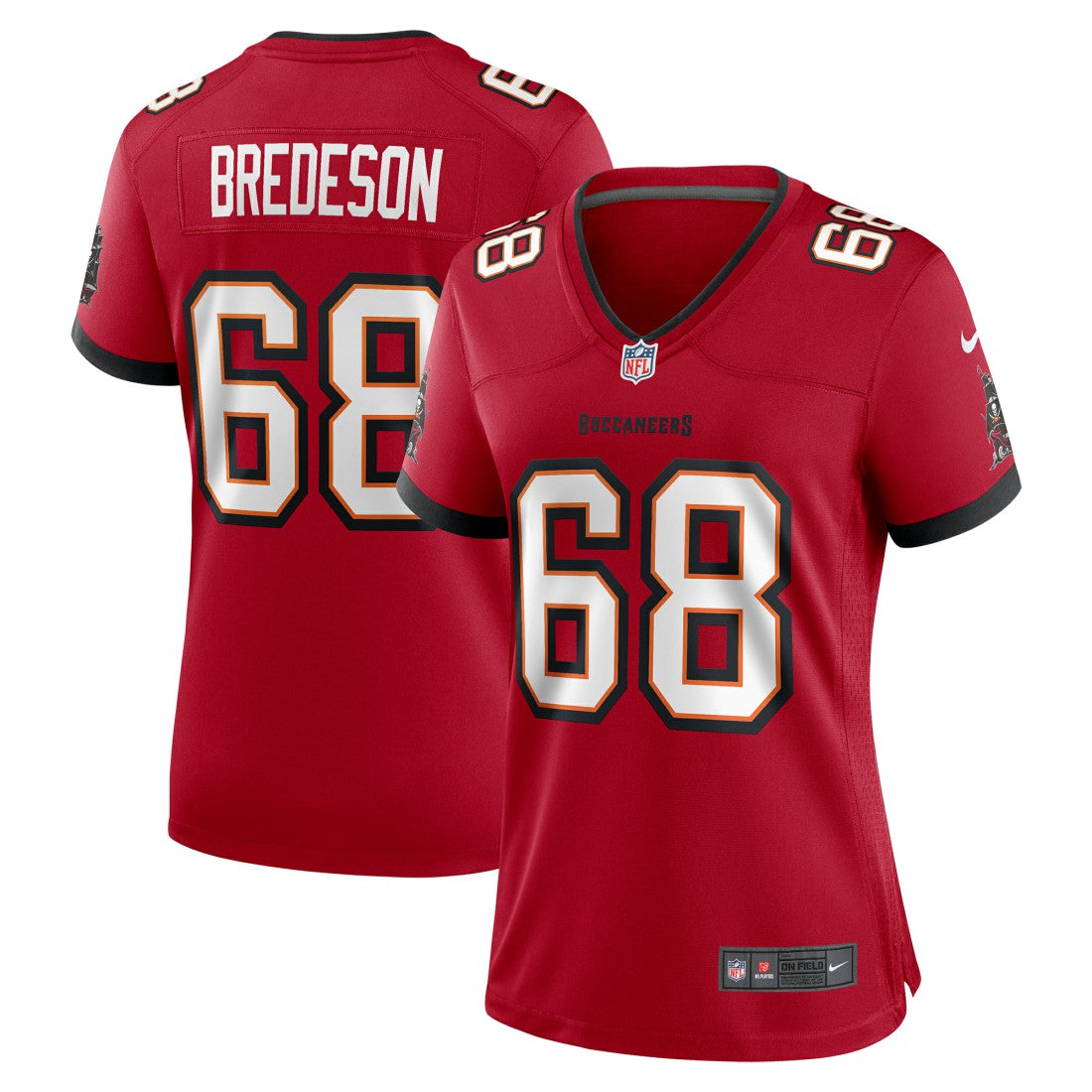 Ben Bredeson Tampa Bay Buccaneers Women's Game Jersey Red | Nike for Sale