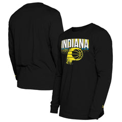 Indiana Pacers 2024/25 City Edition Long Sleeve T-Shirt Black - NBA
