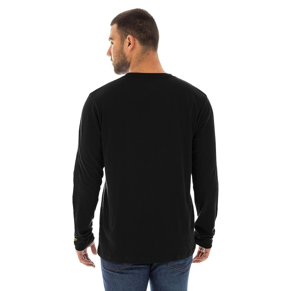Indiana Pacers 2024/25 City Edition Long Sleeve T-Shirt Black - NBA
