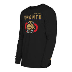 Toronto Raptors 2024/25 City Edition Long Sleeve T-Shirt Black - NBA