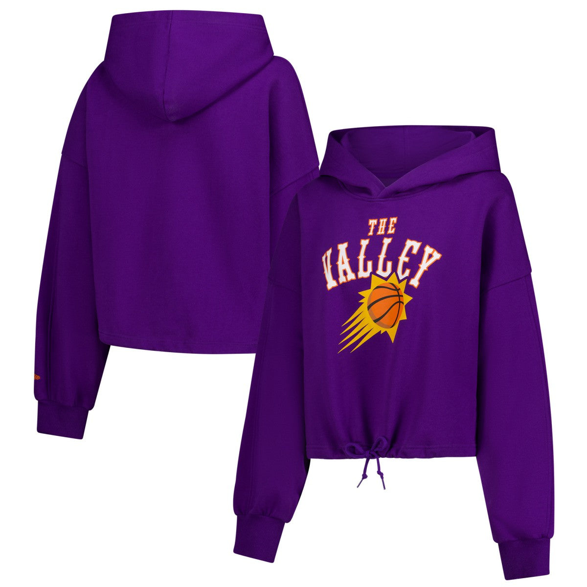 Phoenix Suns Women's 2024/25 City Edition Cropped Pullover Hoodie Purple - NBA