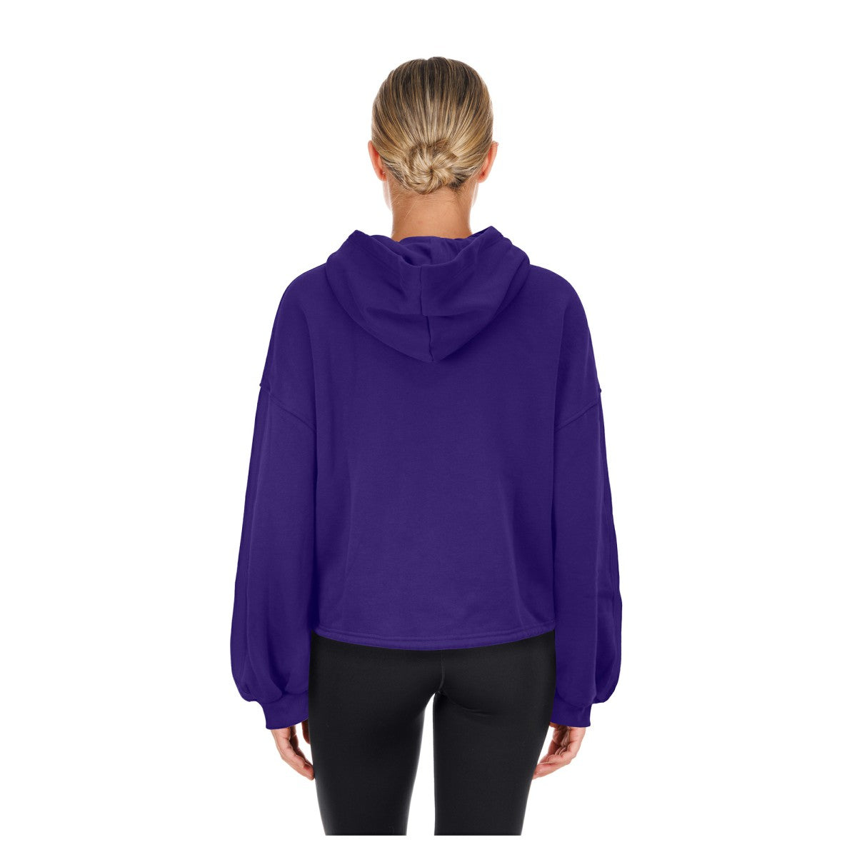 Phoenix Suns Women's 2024/25 City Edition Cropped Pullover Hoodie Purple - NBA