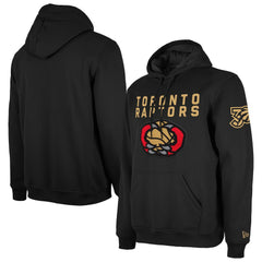 Toronto Raptors 2024/25 City Edition Chenille Heavyweight Pullover Hoodie Black - NBA