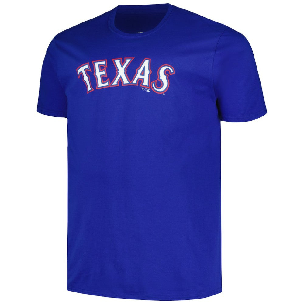Wyatt Langford Texas Rangers Fanatics Big & Tall Name & Number T-Shirt - MLB
