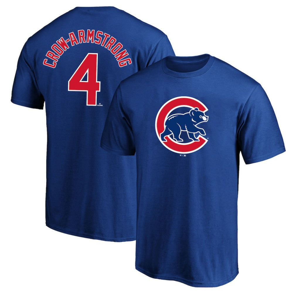 Pete Crow-Armstrong Chicago Cubs Fanatics Big & Tall Name & Number T-Shirt - MLB