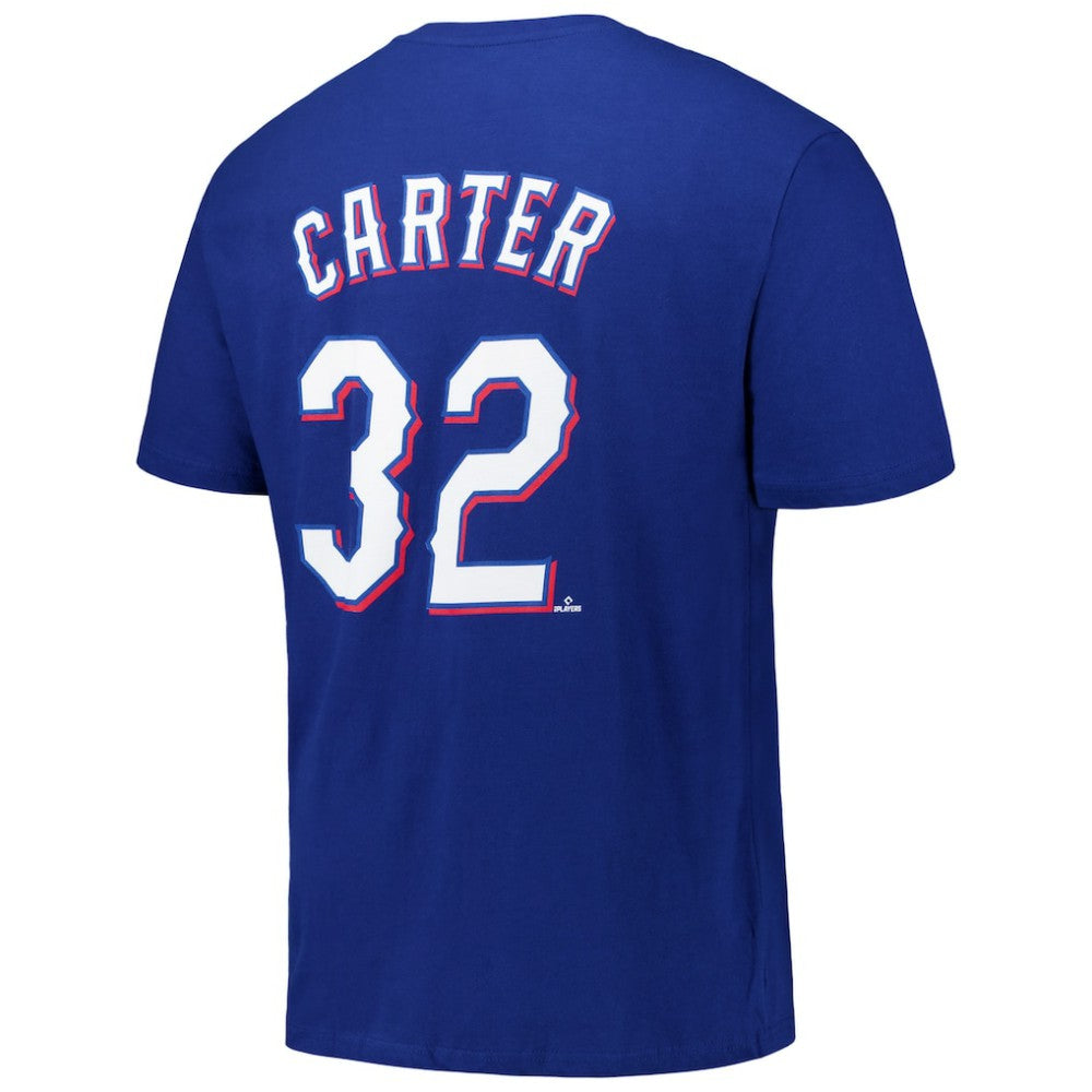 Evan Carter Texas Rangers Fanatics Big & Tall Name & Number T-Shirt - MLB