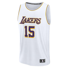Austin Reaves Los Angeles Lakers Fast Break Replica Player Jersey Association Edition White - NBA