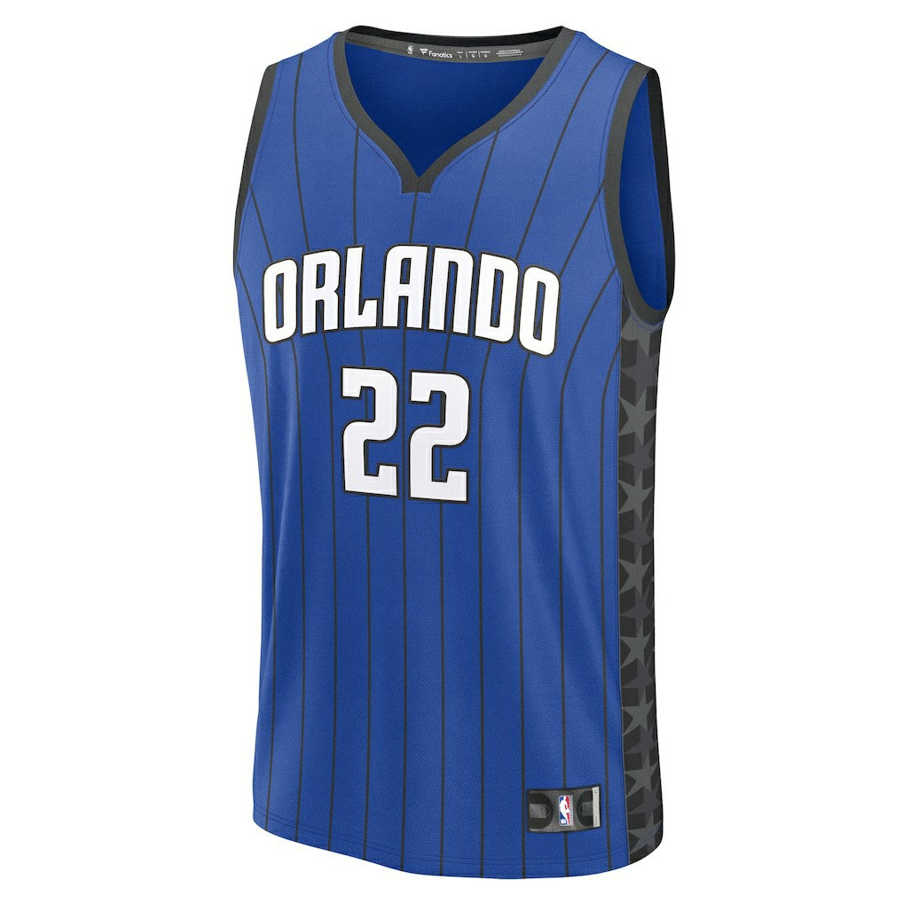 Franz Wagner Orlando Magic Fast Break Replica Player Jersey Statement Edition Blue - NBA