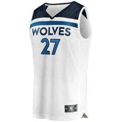 Rudy Gobert Minnesota Timberwolves Fast Break Replica Player Jersey Association Edition White - NBA