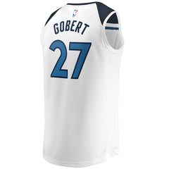 Rudy Gobert Minnesota Timberwolves Fast Break Replica Player Jersey Association Edition White - NBA