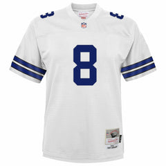 Troy Aikman Dallas Cowboys Youth 1992 Legacy Jersey White | Mitchell & Ness