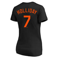 Jackson Holliday Baltimore Orioles Women's Plus Size Name & Number V-Neck T-Shirt - MLB