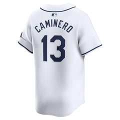 Junior Caminero Tampa Bay Rays Nike Youth Home Limited Player Jersey - MLB