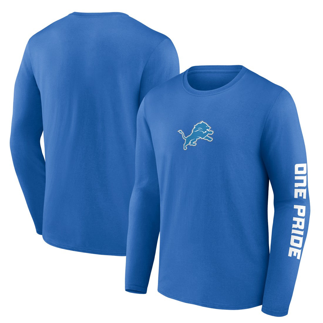 Detroit Lions One Pride Long Sleeve T-Shirt Blue | Fanatics