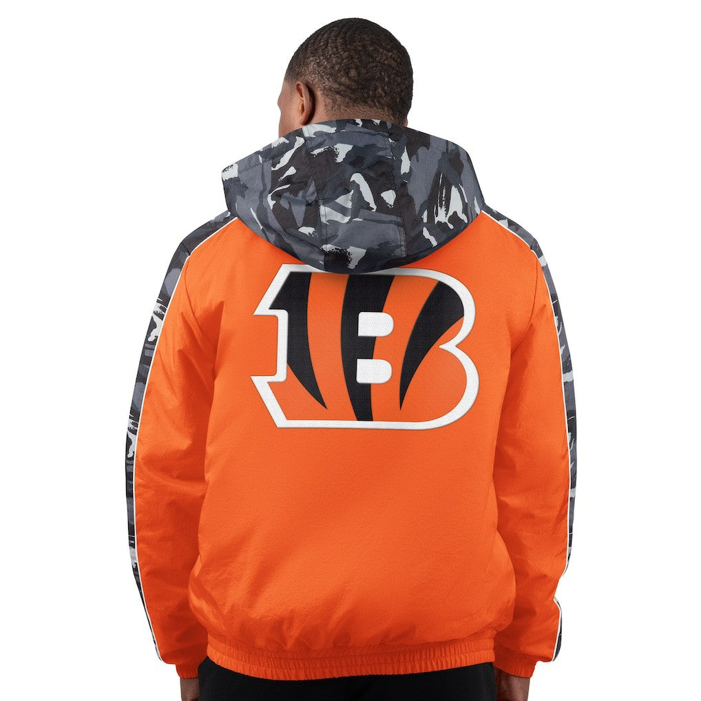 Cincinnati Bengals Starter Thursday Night Gridiron Full-Zip Jacket Orange | NFL