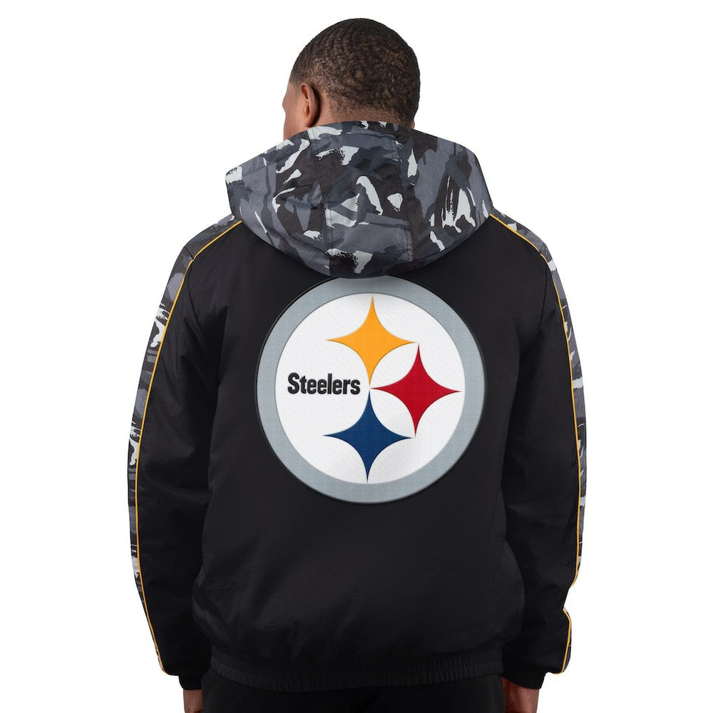 Pittsburgh Steelers Starter Thursday Night Gridiron Full-Zip Jacket Black | NFL