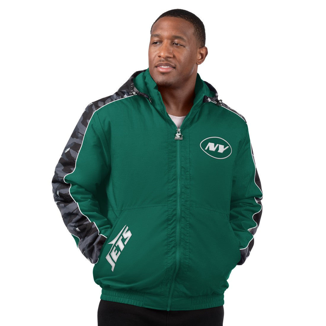 New York Jets Starter Thursday Night Gridiron Full-Zip Jacket Green | NFL