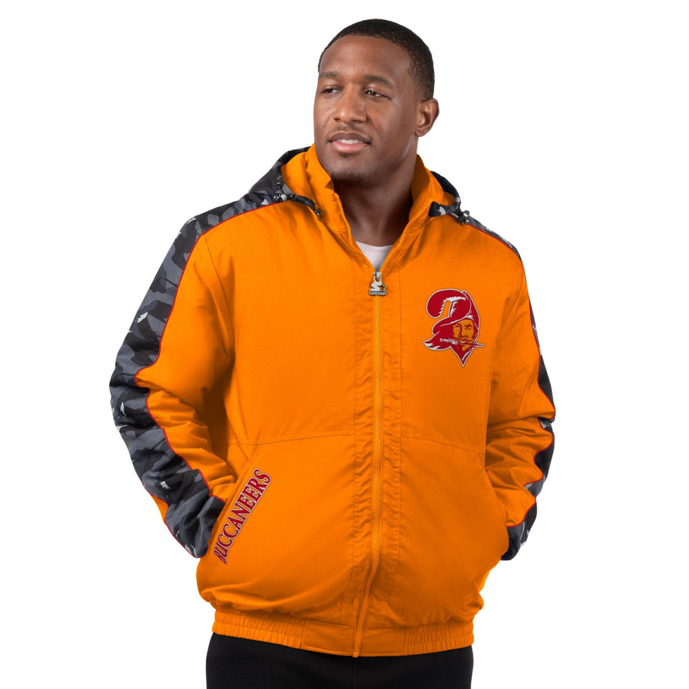 Tampa Bay Buccaneers Starter Thursday Night Gridiron Full-Zip Hoodie Jacket Orange | NFL