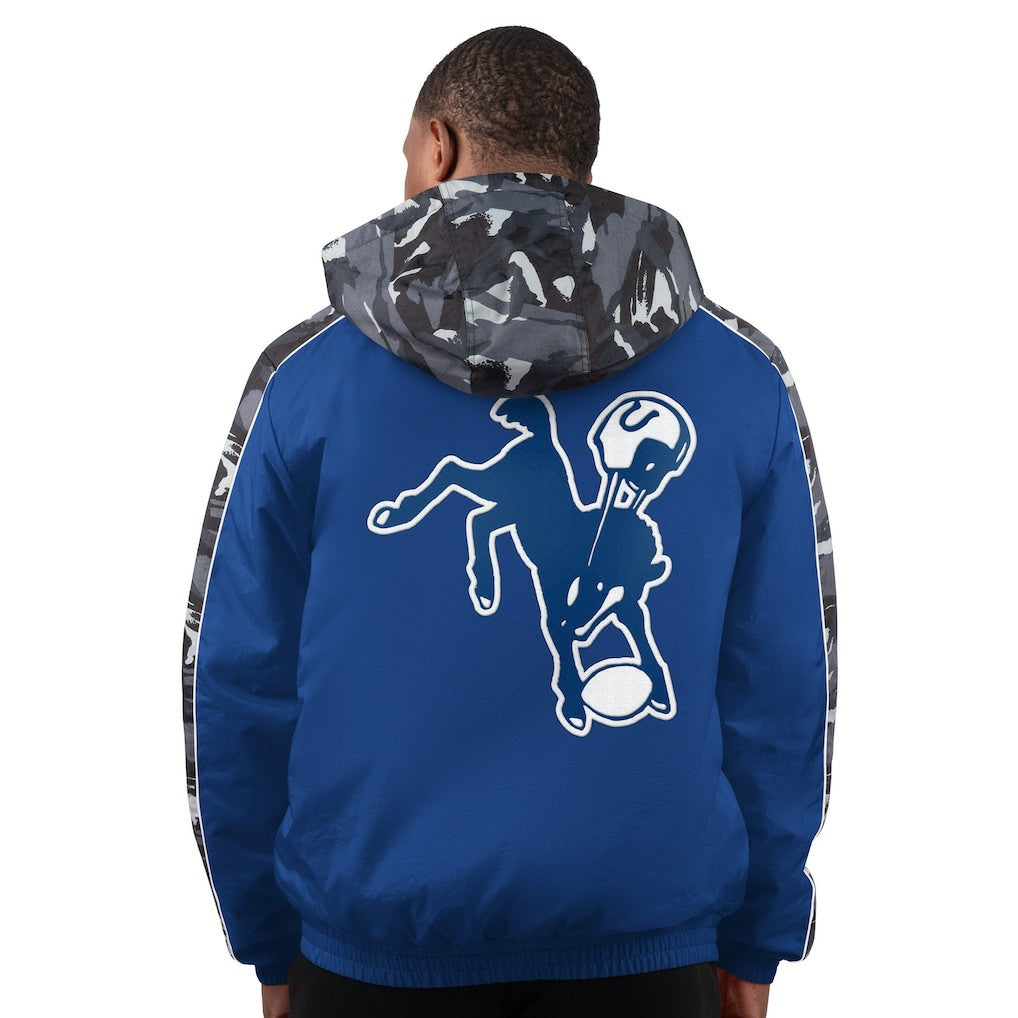 Indianapolis Colts Starter Thursday Night Gridiron Full-Zip Hoodie Jacket Royal | NFL