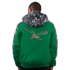 Philadelphia Eagles Starter Thursday Night Gridiron Full-Zip Hoodie Jacket Kelly Green | NFL