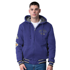 Baltimore Ravens G-III Extreme No Huddle Commemorative Full-Zip Hoodie Jacket Purple | NFL
