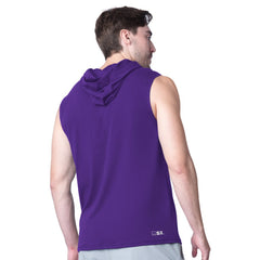 Minnesota Vikings MSX by Michael Strahan Action Sleeveless Pullover Hoodie Purple | NFL