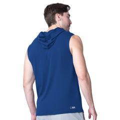 New York Giants MSX by Michael Strahan Action Sleeveless Pullover Hoodie Royal | NFL