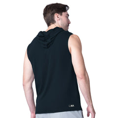 Chicago Bears MSX by Michael Strahan Action Sleeveless Pullover Hoodie Navy | NFL