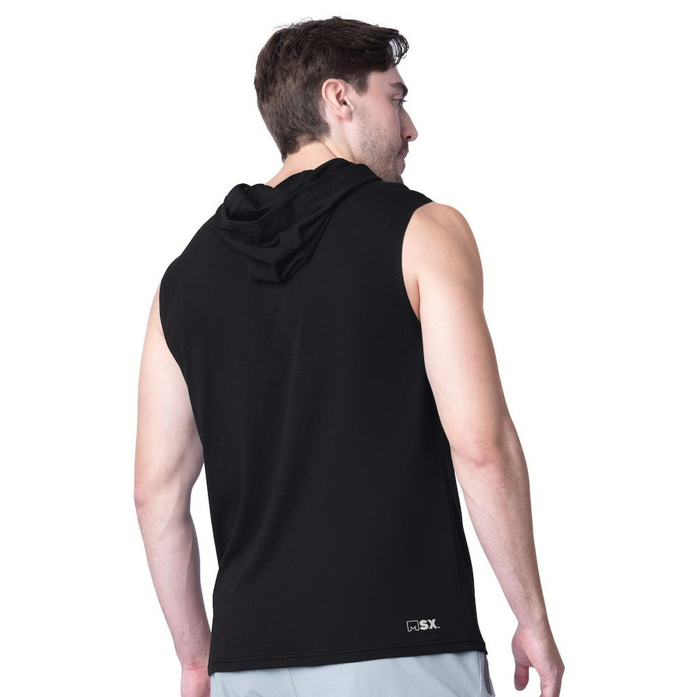 Jacksonville Jaguars MSX by Michael Strahan Action Sleeveless Pullover Hoodie Black | NFL