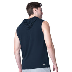 Seattle Seahawks MSX by Michael Strahan Action Sleeveless Pullover Hoodie College Navy | NFL