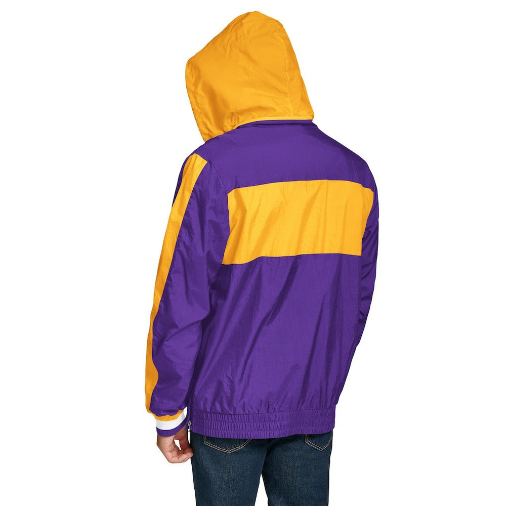 Minnesota Vikings Tommy Hilfiger Gael Lightweight Half-Zip Hoodie Jacket Purple | NFL