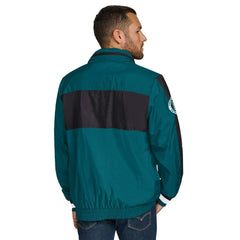 Philadelphia Eagles Tommy Hilfiger Gael Lightweight Half-Zip Hoodie Jacket Green | NFL