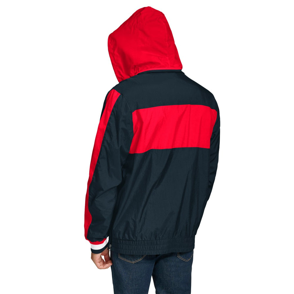 Houston Texans Tommy Hilfiger Gael Lightweight Half-Zip Pullover Hoodie Jacket Navy | NFL