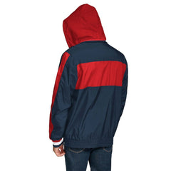 New England Patriots Tommy Hilfiger Gael Lightweight Half-Zip Hoodie Jacket Navy | NFL
