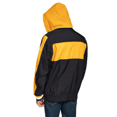 Pittsburgh Steelers Tommy Hilfiger Gael Lightweight Half-Zip Hoodie Jacket Black | NFL