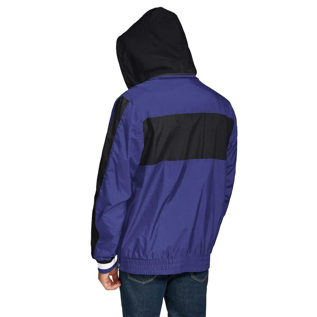 Baltimore Ravens Tommy Hilfiger Gael Lightweight Half-Zip Pullover Hoodie Jacket Purple | NFL